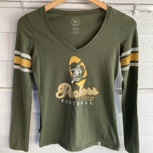 Green Bay Packers NFL long sleeve shirt, Forty Seven Brand size small top